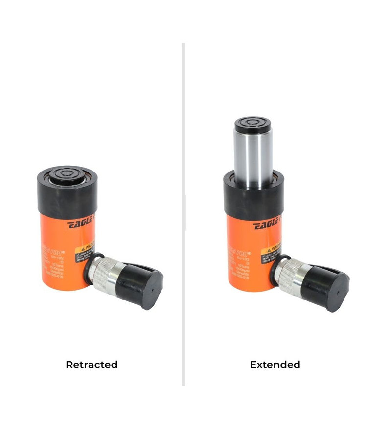 10T Single Acting Ram - 54mm Stroke