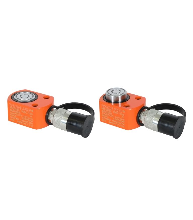 10T Single Acting Ram - Pancake Style - 10mm Stroke