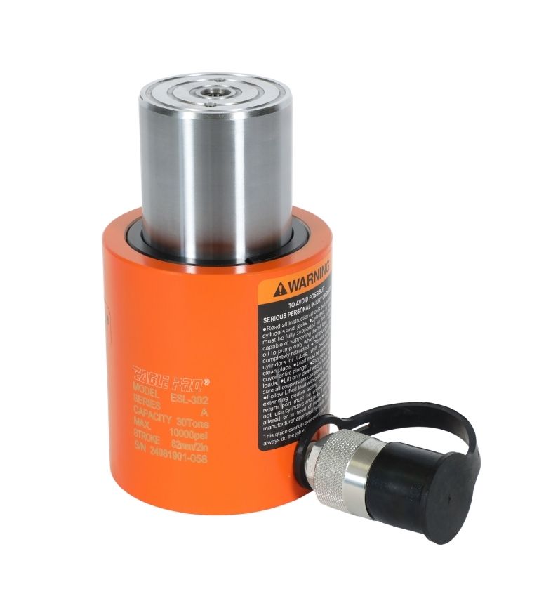 30T Single Acting Ram - Pancake Style - 62mm Stroke